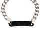 Gucci Rubber CC Chain Bracelet