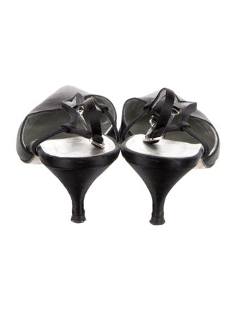 Gucci Satin T-Strap Pumps