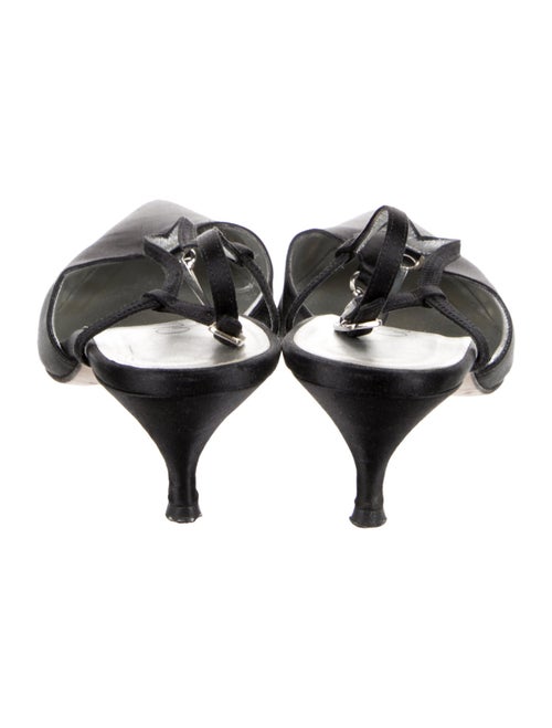 Gucci Satin T-Strap Pumps