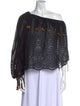Gucci Lace Pattern Asymmetrical Blouse