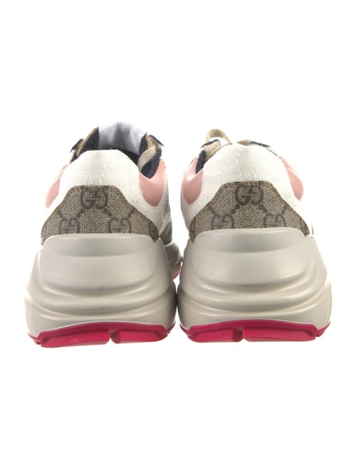 Gucci GG Supreme Leather Trim Embellishment Chunky Sneakers