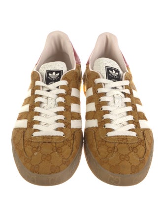 Gucci x Adidas Canvas Sneakers