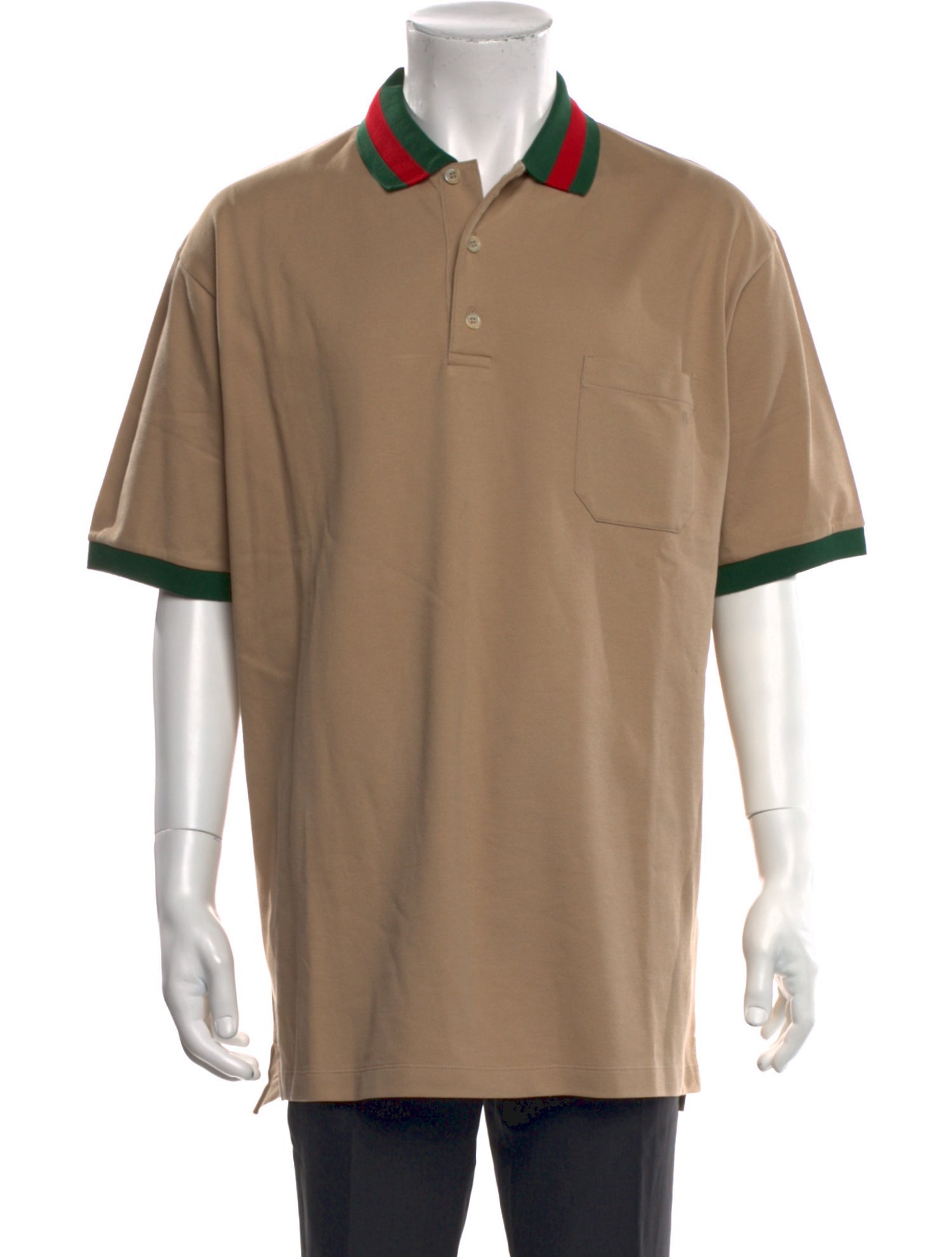 Gucci GG Logo Collar Polo Shirt w/ Tags