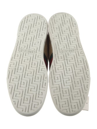 Gucci Web Accent Suede Sneakers