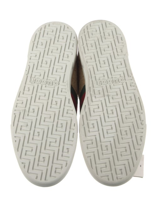 Gucci Web Accent Suede Sneakers