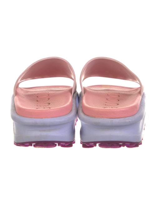 Gucci Interlocking G Logo Rubber Slides