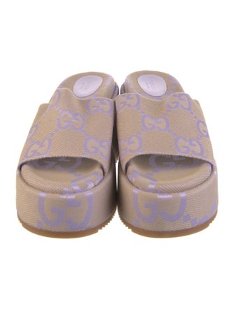 Gucci GG Canvas Canvas Slides