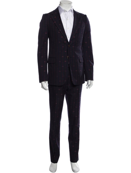 Gucci Wool Printed Two-Piece Suit
