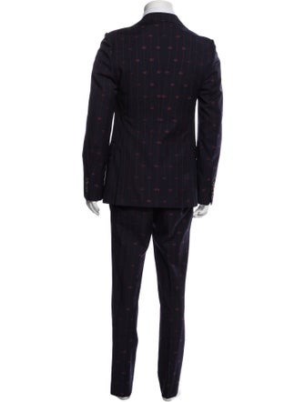 Gucci Wool Printed Two-Piece Suit