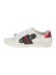 Gucci Web Accent Leather Sneakers