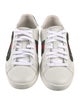 Gucci Web Accent Leather Sneakers