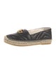 Gucci Double G Logo Leather Espadrilles