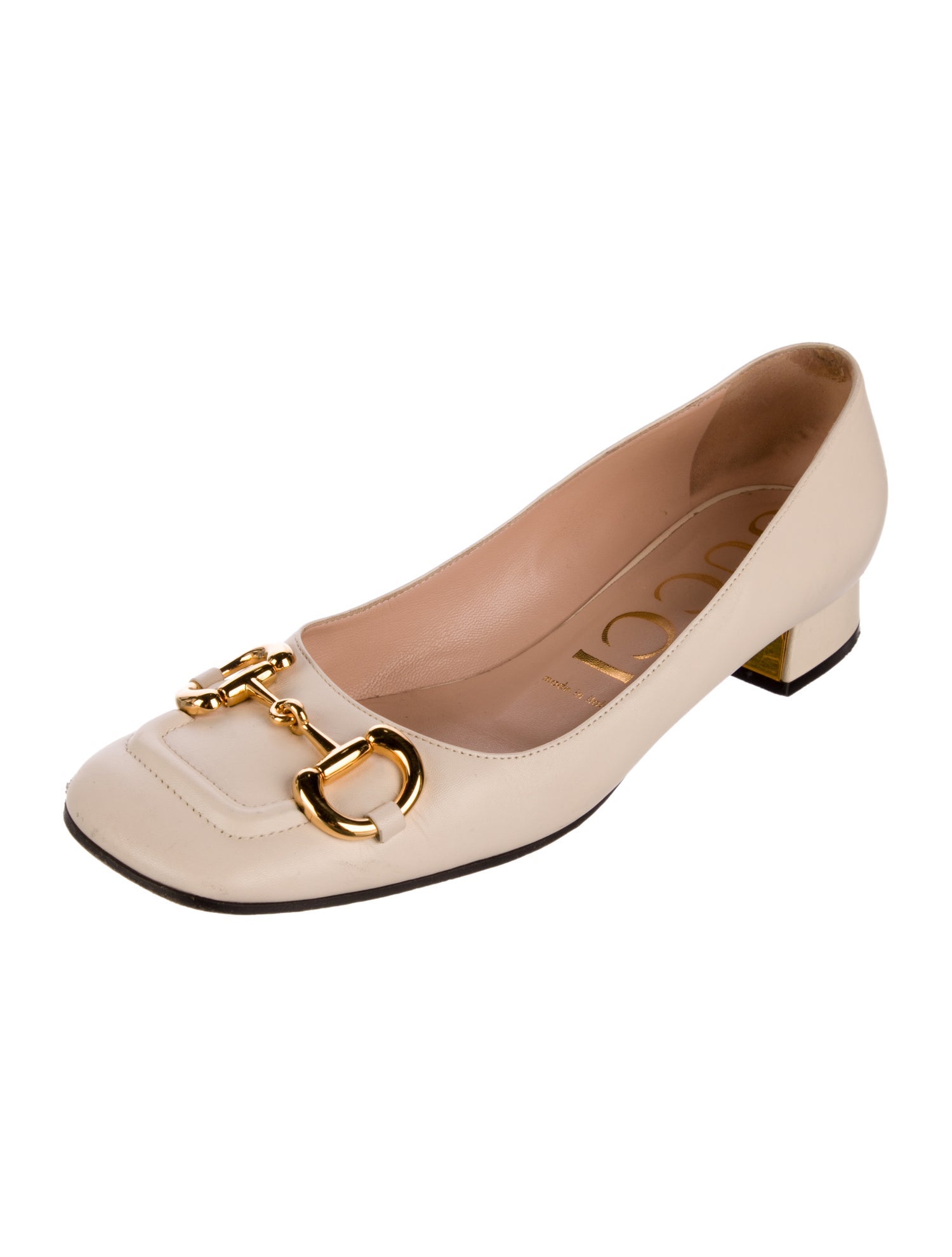 Gucci Leather Ballet Flats