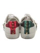 Gucci Web Accent Leather Sneakers