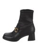 Gucci Horsebit Accent Leather Boots