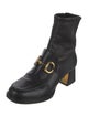 Gucci Horsebit Accent Leather Boots