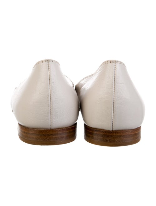 Gucci Interlocking G Logo Leather Ballet Flats