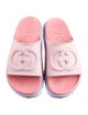 Gucci Interlocking G Logo Rubber Slides