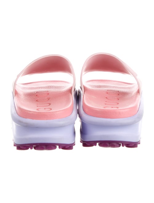 Gucci Interlocking G Logo Rubber Slides