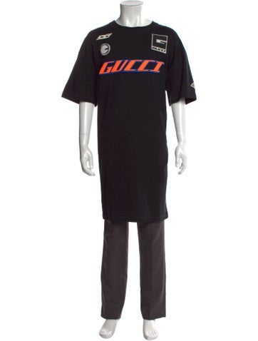 Gucci T-Shirts Graphic Print Crew Neck T-Shirt S