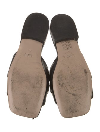 Gucci Horsebit Accent Leather Slides