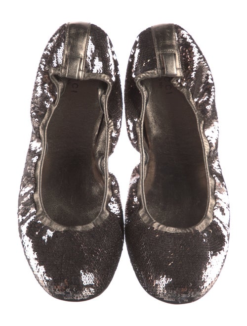 Gucci Sequins Ballet Flats