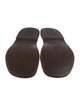 Gucci Interlocking G Logo Leather Flip Flops