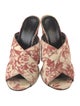 Gucci Canvas Floral Print Slides