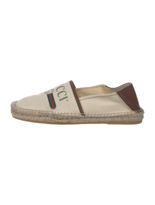Gucci Web Accent Canvas Espadrilles