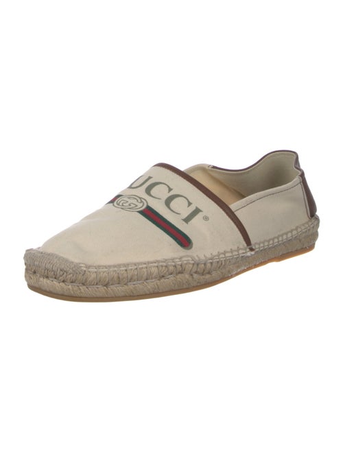 Gucci Web Accent Canvas Espadrilles