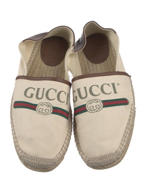 Gucci Web Accent Canvas Espadrilles