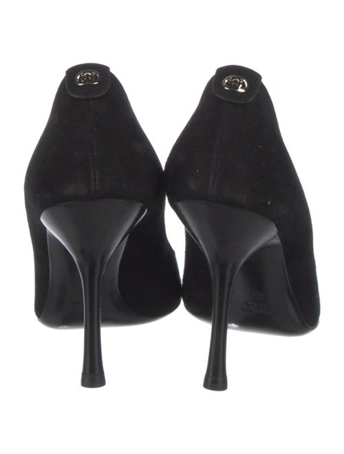 Gucci Interlocking G Logo Suede Pumps