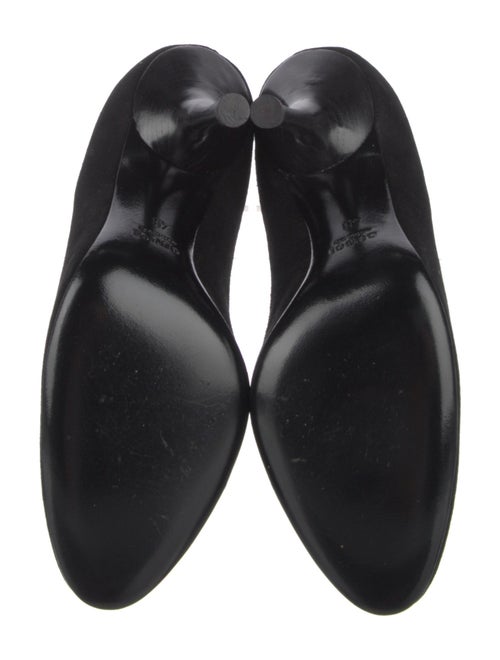 Gucci Interlocking G Logo Suede Pumps