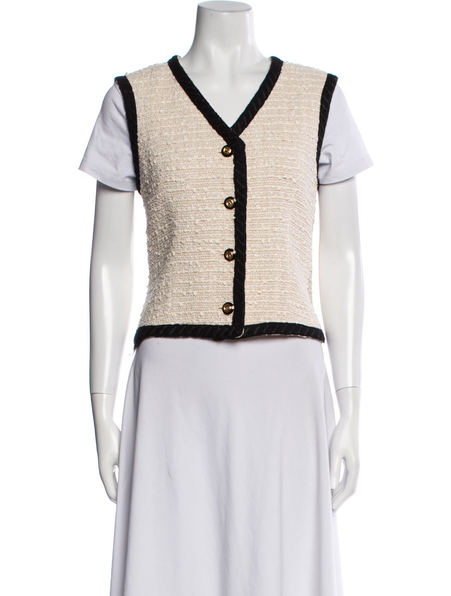 Gucci 2018 Tweed Pattern Vest