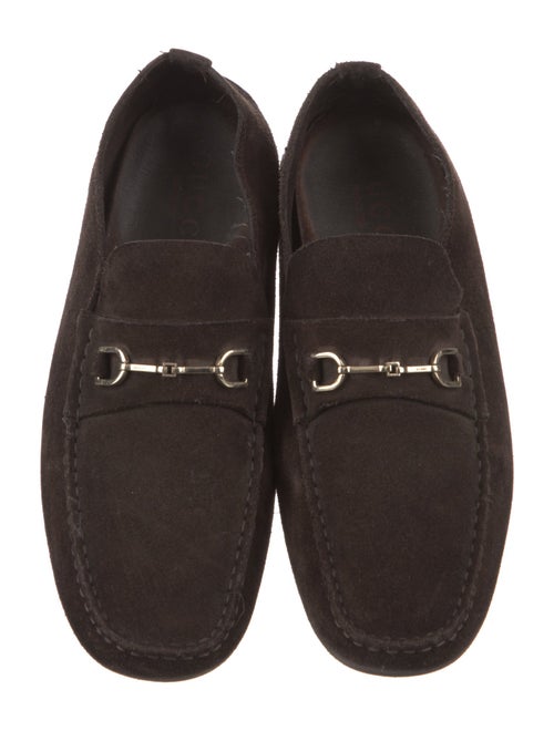 Gucci Horsebit Accent Suede Drivers