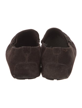 Gucci Horsebit Accent Suede Drivers