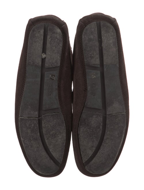 Gucci Horsebit Accent Suede Drivers