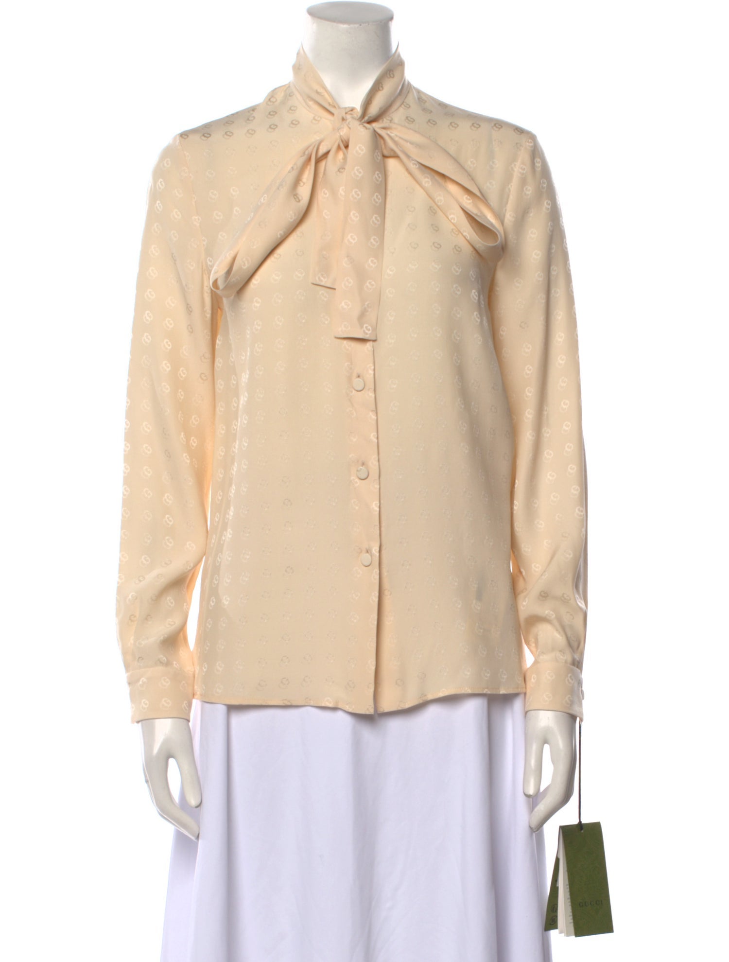 Gucci 2023 Silk Button-Up Top