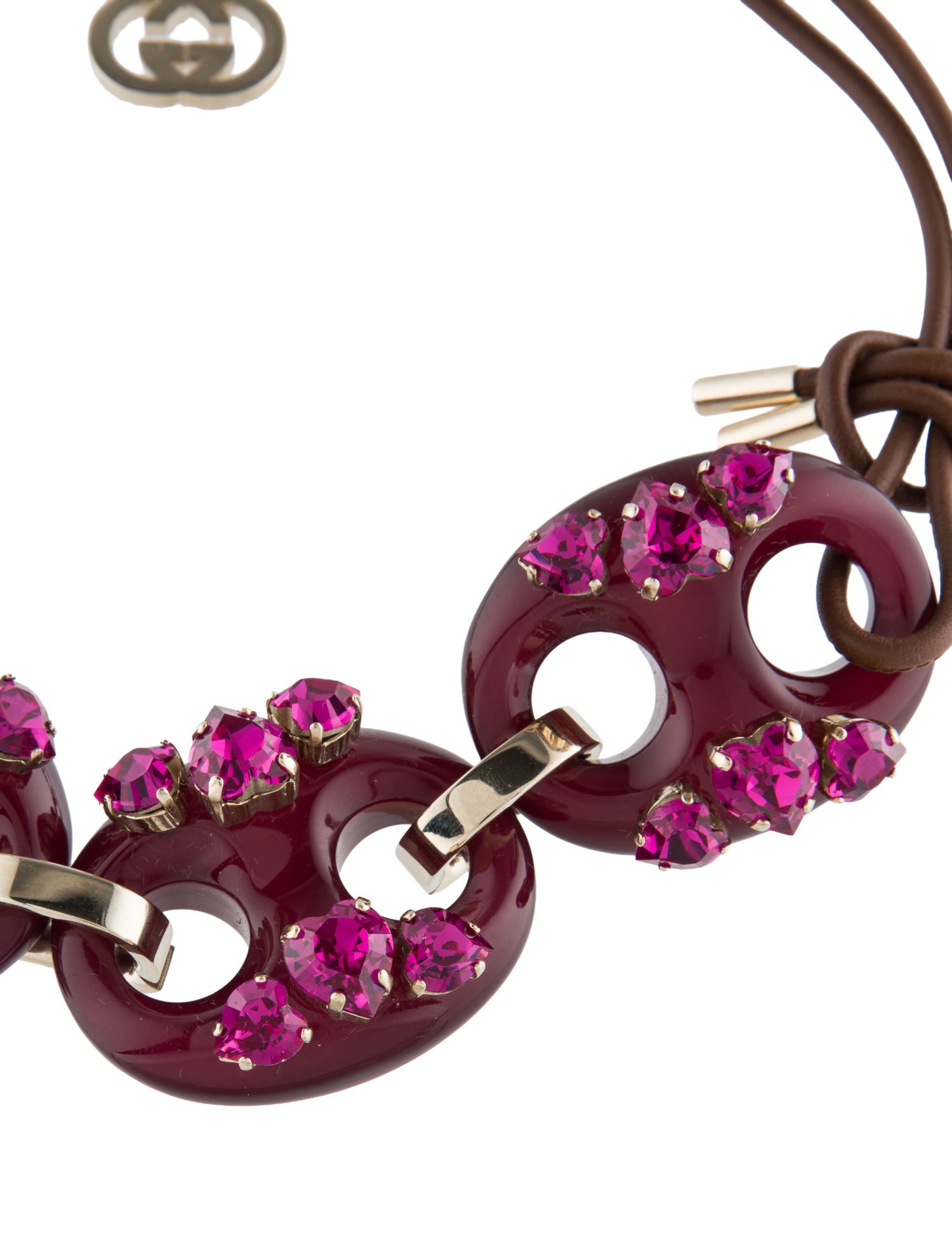 Gucci Crystal Marina Collar Necklace