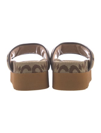 Gucci Jumbo GG Canvas Slides