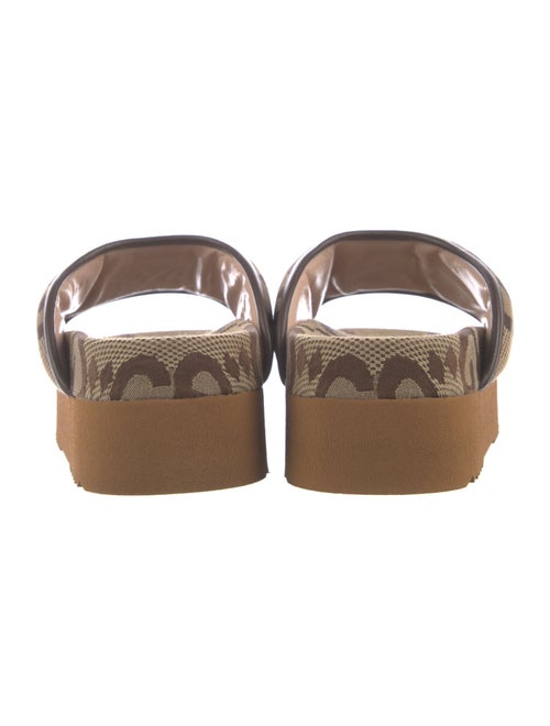 Gucci Jumbo GG Canvas Slides