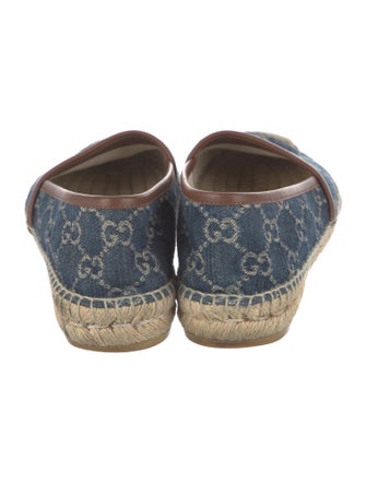 Gucci Denim Printed Espadrilles