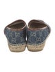 Gucci Denim Printed Espadrilles