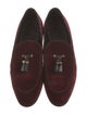 Gucci Horsebit Accent Velvet Monk Straps