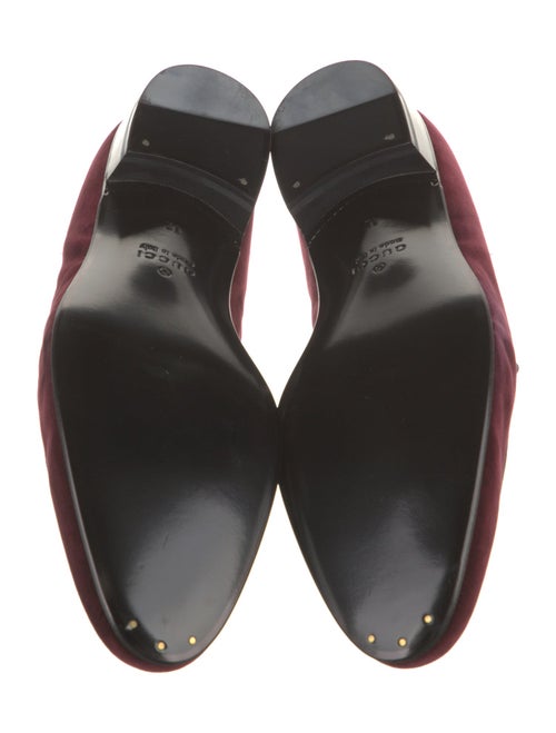 Gucci Horsebit Accent Velvet Monk Straps