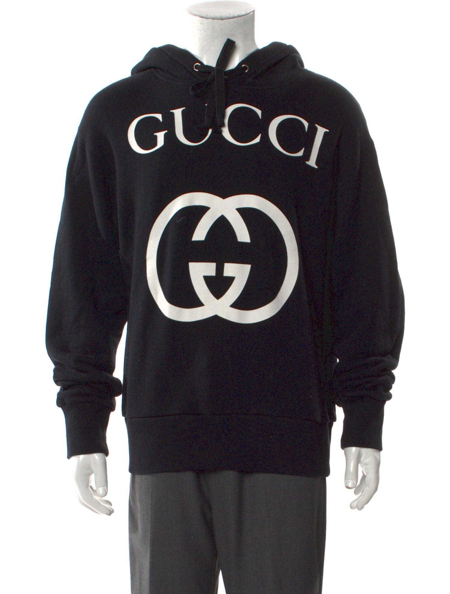 Gucci Interlocking G Logo Crew Neck Hoodie