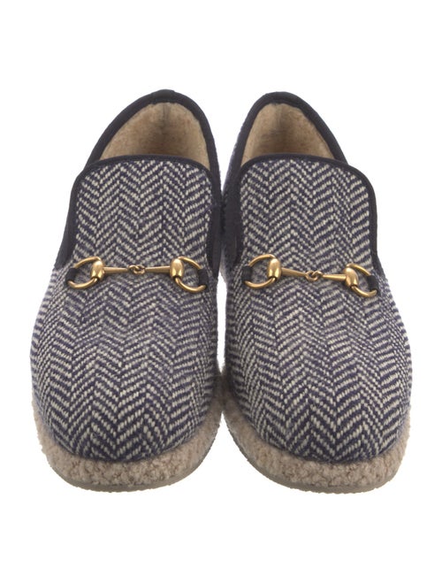 Gucci Horsebit Accent Wool Espadrilles