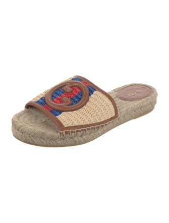 Gucci GG Logo Canvas Espadrilles