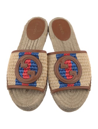 Gucci GG Logo Canvas Espadrilles