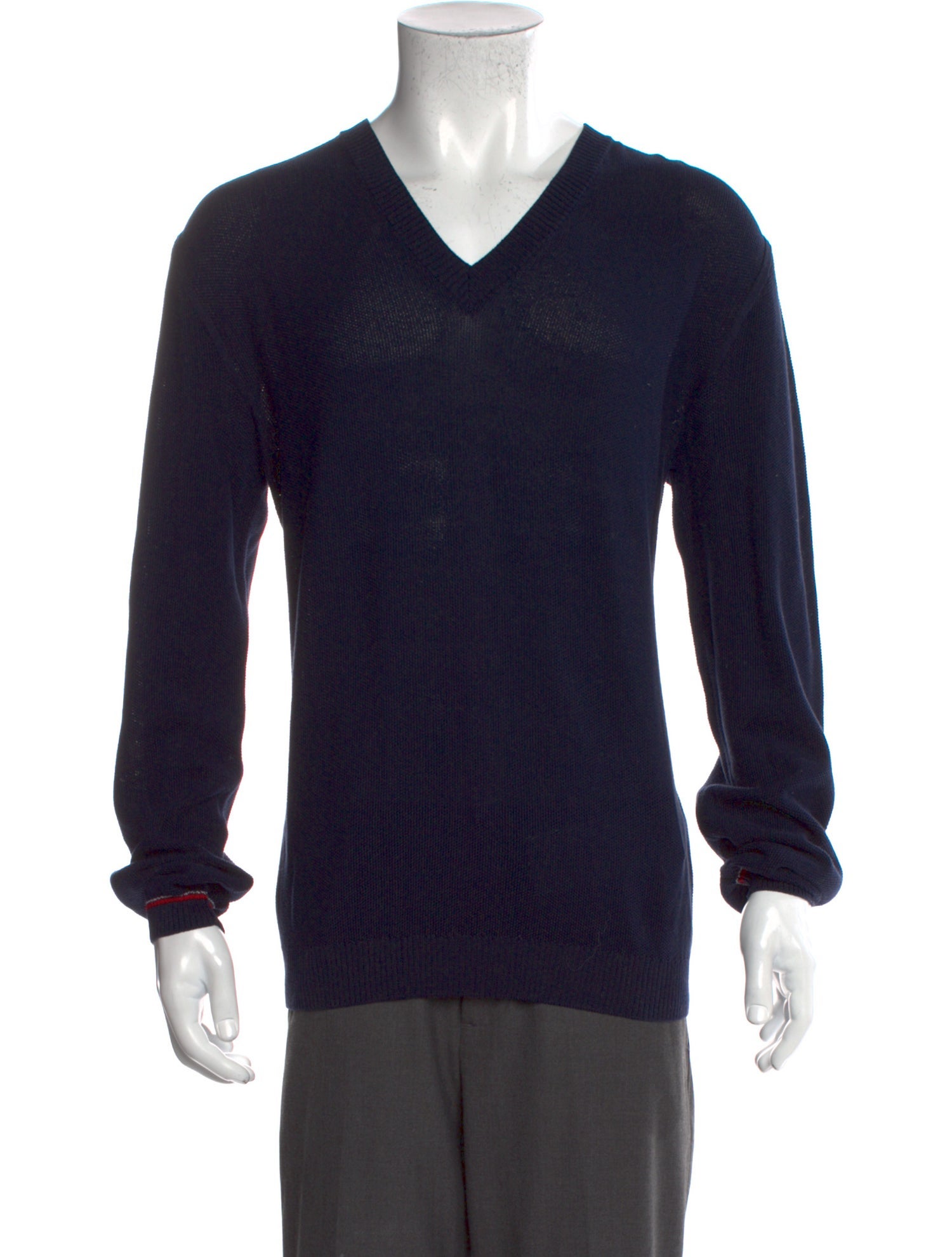 Gucci V-Neck Long Sleeve Pullover